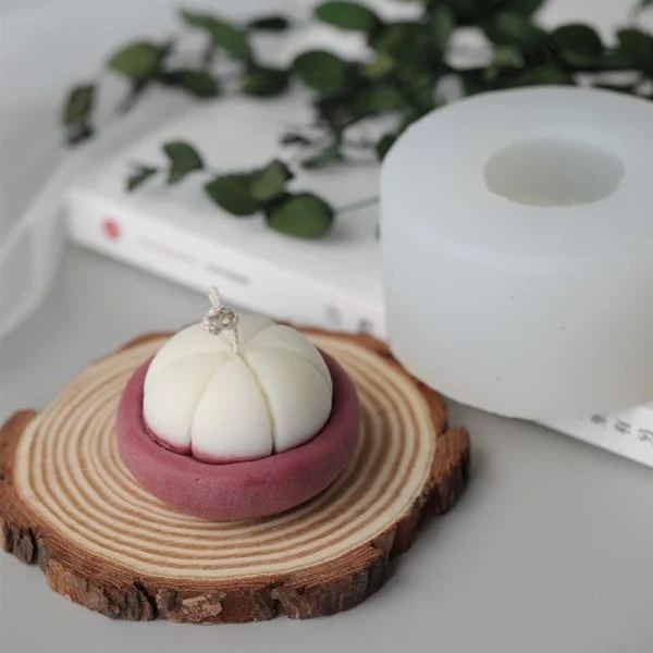 Lysforme lys stearinlys DIY støbeforme i silikoneform MJ61 Mangostan