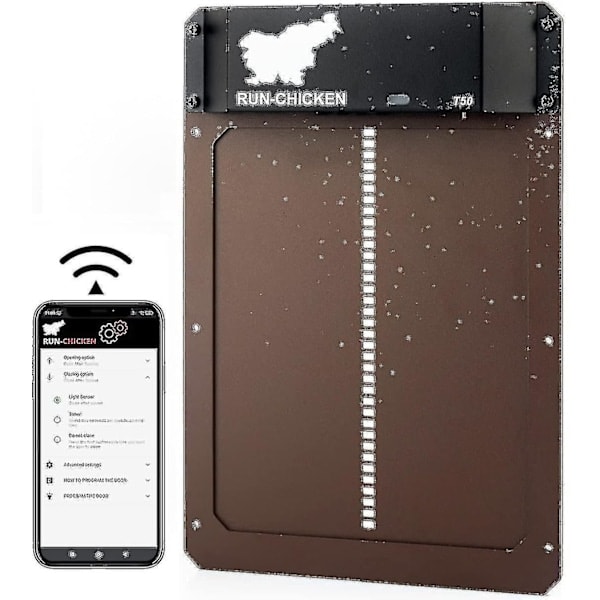 Automatic Chicken Coop Door Aluminum with Battery and Light Detection