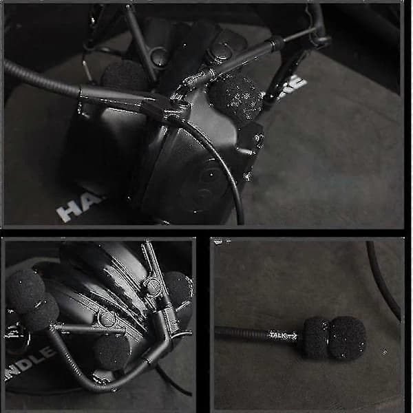 Erstatningsbommikrofon Kompatibel med Peltor Comtac Ii/iii 2/3 Stil Headset 2 Pin Mikrofon