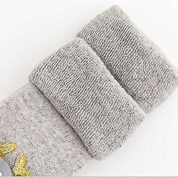 Julstrumpor Vinter Grå