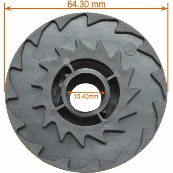 6 kpl korvauskelanauhoja LIDL Parkside PRTA 20-Li A1, B2, C3, PRT 550 A1, A3, PRT 300 A1-2 x 4 m 1,6 mm akkukäyttöiselle ruohonleikkurille