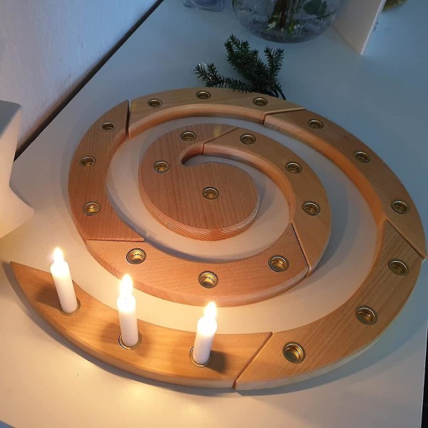 20 st metallljusinsats för koniska ljus Dekorativ ljushållare gör-det-själv-ljushållare set för tre