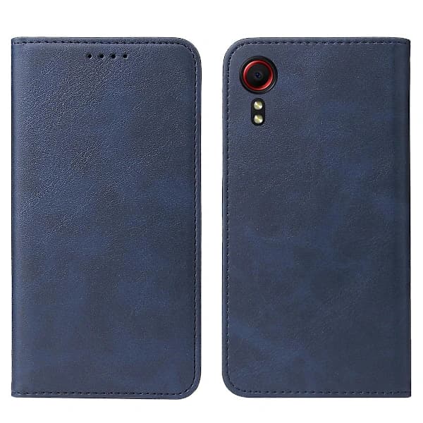 Magnetiskt stängbart läderfodral för Samsung Galaxy Xcover 5