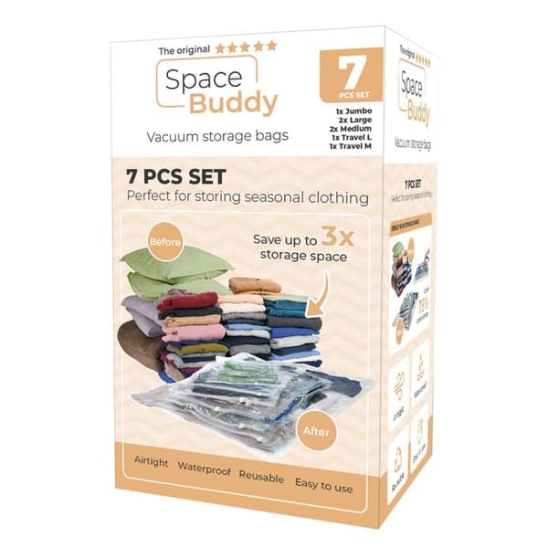 TS-Space Buddy Vakuumpåsar 7-pack