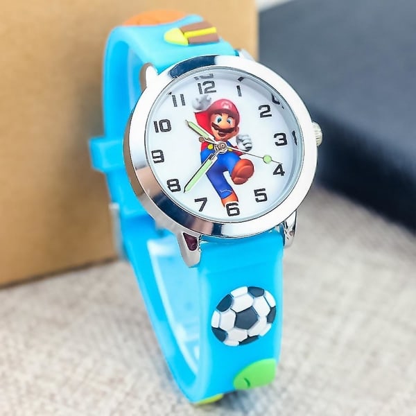 Barn Barn Drenge Piger Tegneseriefigur Super Mario Dukke Ur Studenter Kvarts Armbåndsur, Voksen, Unisex