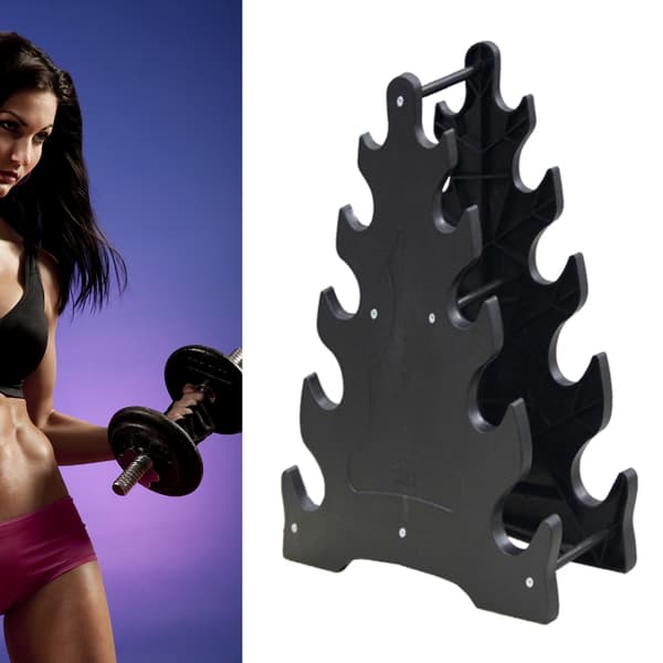 5-Tier Weight Rack Dumbbell Rack Storage Rack Gym Dumbbell Rack