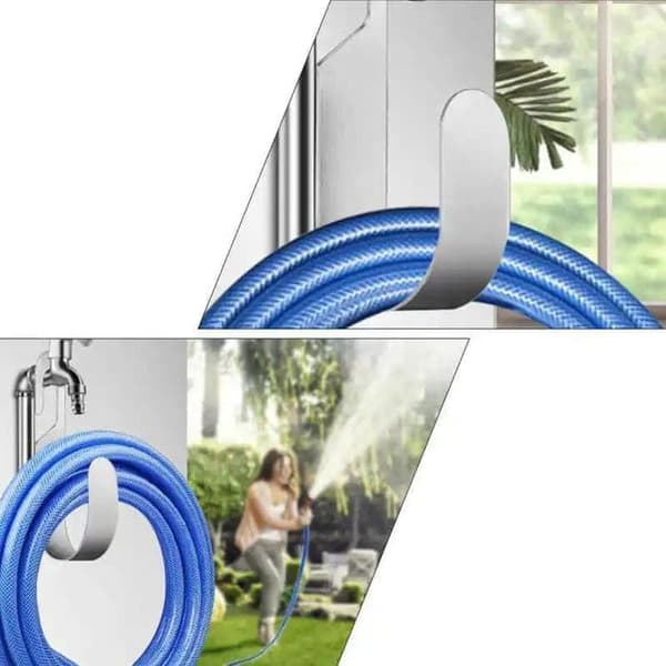 Durable Water Pipe Organizer for Garden & Garage | 150m Capacity, Rust-Free & UV-Stable