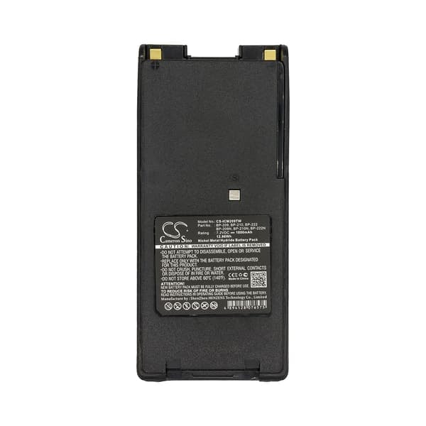 TS-akku BP-209, BP-210, BP-222, BP-209N, BP-210N ja BP-222N Icomille
