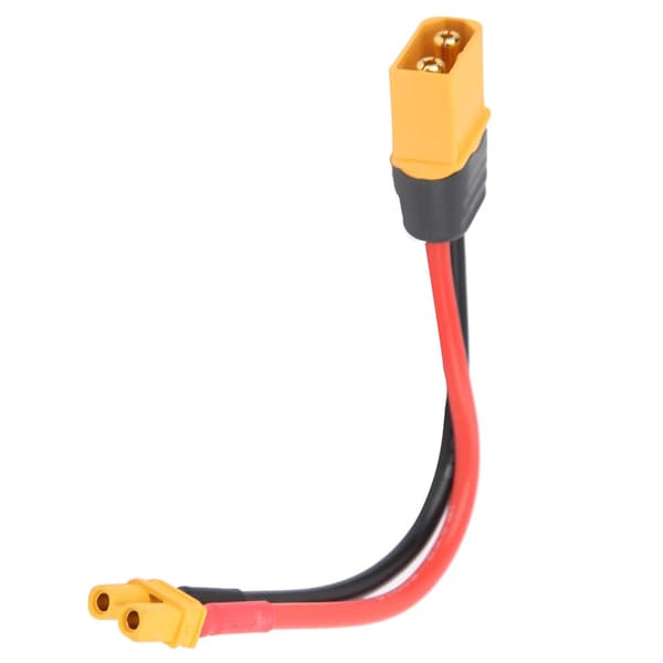10 cm XT60 han til XT30 hun 16AWG stikadapterkabel til RC Lipo batteri