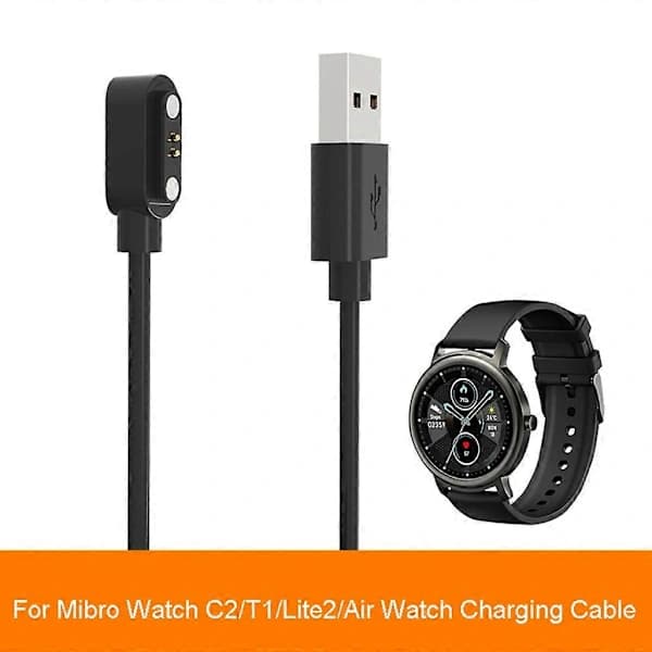 Strømforsyningsadapter Lader Ledning Ladekabel Dokkingstasjon for Mibro Watch T1