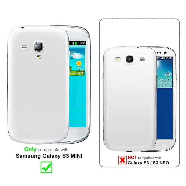 Samsung Galaxy S3 MINI Case - Protective Case with Stand Function and Card Slots