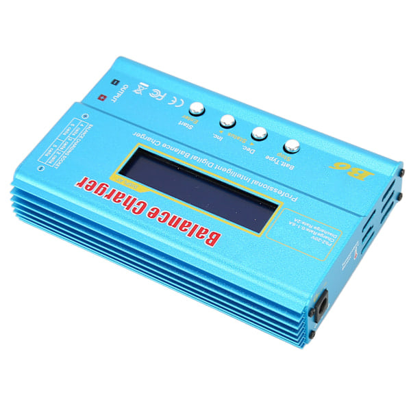 LiPo Batteribalansladdare 80W 1 till 6S LCD-skärm RC Batteriladdare Urladdare för NiMh NiCd Li Ion LFP SLA