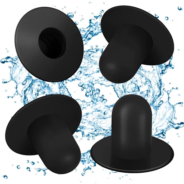 4-pack pool wall plug replacement parts - above ground pool filter pump filter hole plug compatible with Intex and Bestway