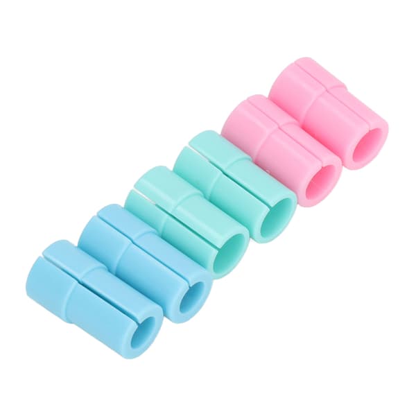 6-pack Pennhållaradapter ABS 3 Färger Verktygstillbehörsset för Sharpie för Cricut 6 Delar 2 Rosa 2 Grön 2 Blå