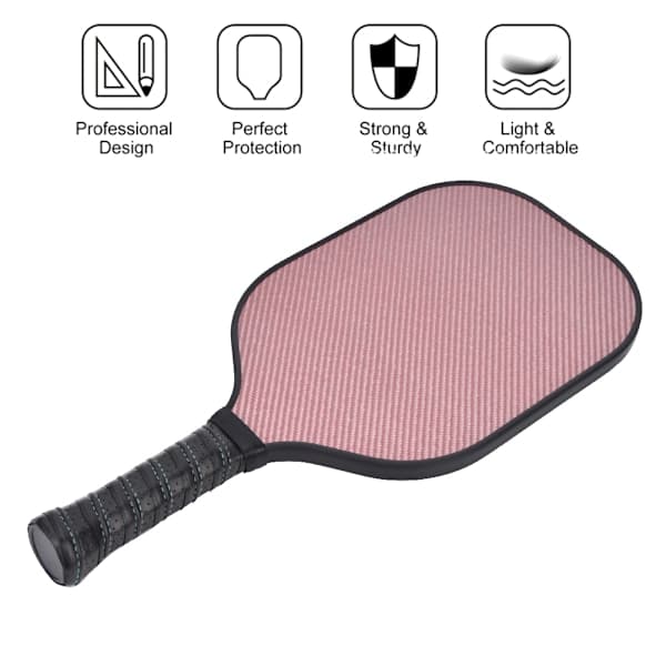 Bärbart PP Pickleballracket för utomhussporter med elektropläterad yta
