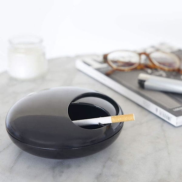 Pebble Askopp med Lock (svart)
