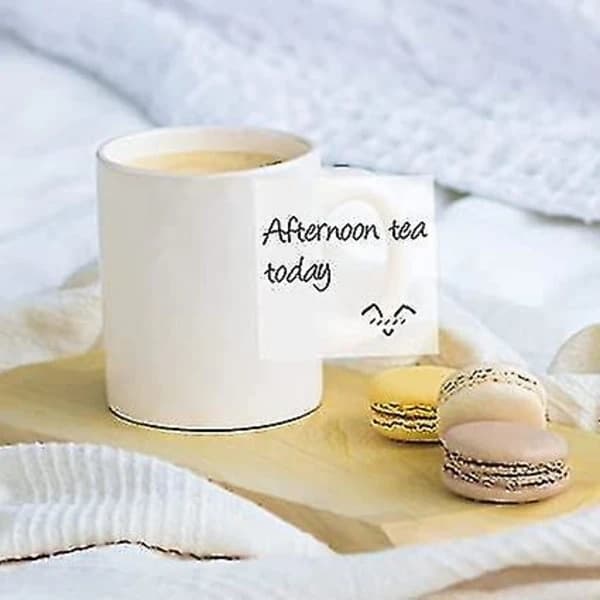 100 stk transparente post-it lapper, 76 x 76 mm transparente selvklebende lapper