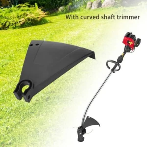 TS-Beskyttelseskappe for trimmer, robust trimmerbeskyttelse, holdbar gresstrimmer for trimmer med bøyd skaft