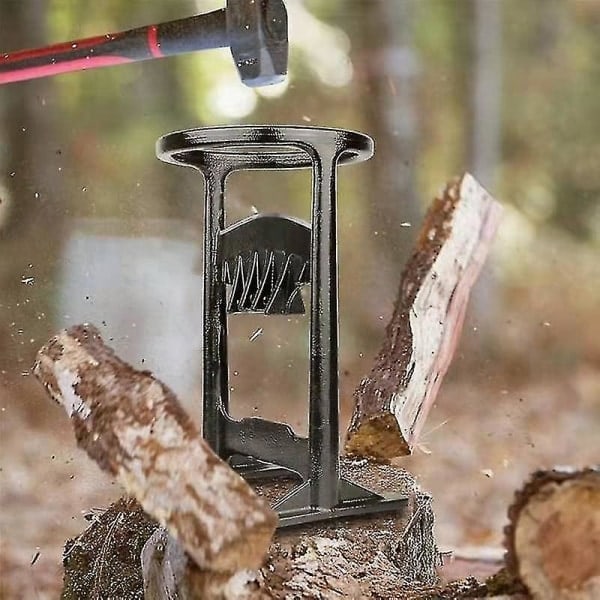 Vedklyv Kraftfull Vedklyv Støpejern Manuell Protokoll Klyv Ved 19,2 cm
