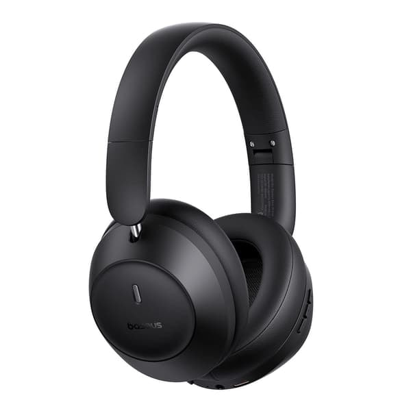TS-Baseus Bass 30 Max on-ear Bluetooth-headset med lang batteritid - Svart
