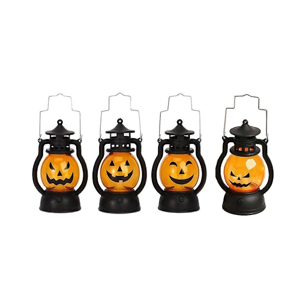 TS-Halloween Led Ripustettavat Kurpitsalyhtyvalot Aavelamppu Kynttilävalot Halloween-juhlat Kotisisustus Ho