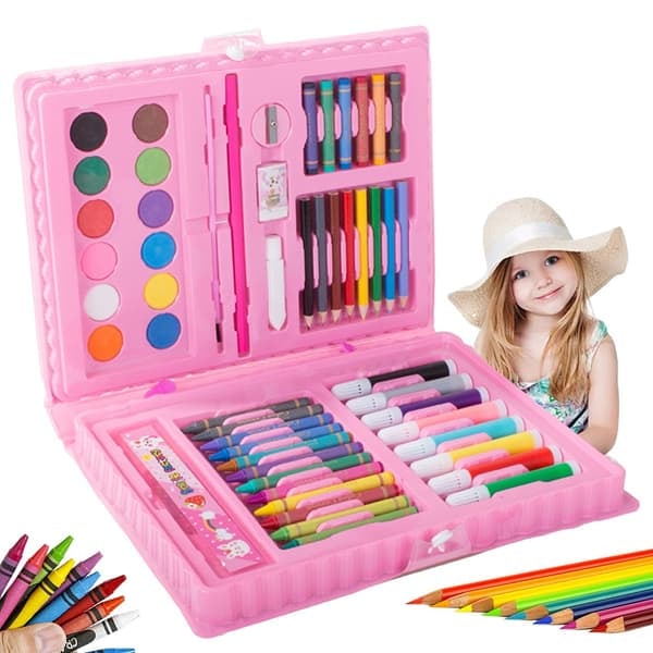 Painting Box for Children 68 Pieces - Draw & Paint