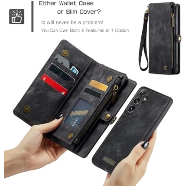 Caseme 008 for Samsung S24 Ultra mørk svart black