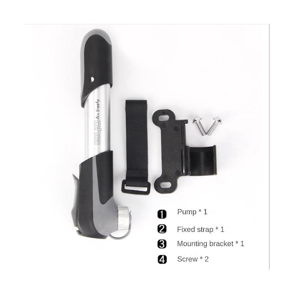 TS-Gp-06c Cykelpump Högtryck Bärbar Mini Cykelpump