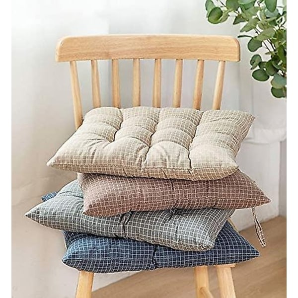 Stolshynde 43 x 8 cm med stropper, Universal bomuldslærred - Perfekt