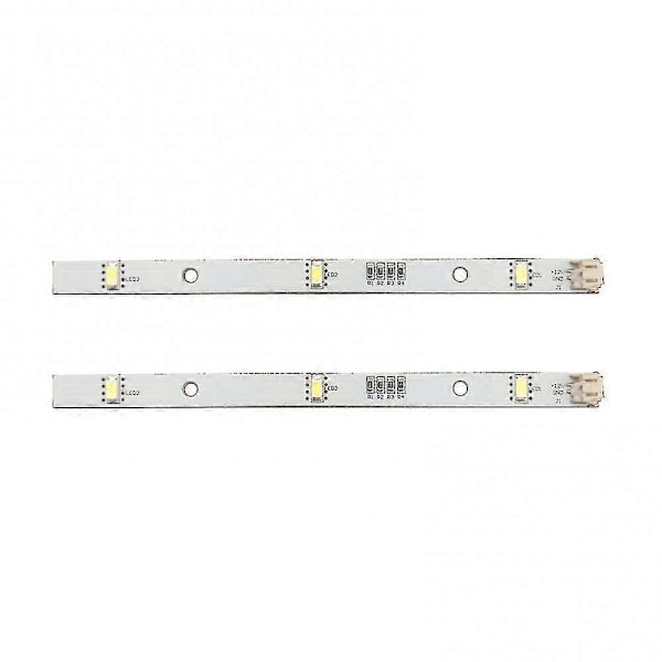 2x LED-list for Rongsheng Hisense Logik Kjøleskap Fryser Mddz-162a 1629348-Perfekt