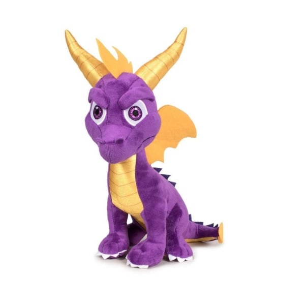 Spyro Draken 35cm Gosedjur Plysch Stor Mjukisdjur Lila Lila