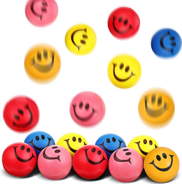 8 Funny Smiling Face Stress Balls Mini Stress Balls Smiling Face