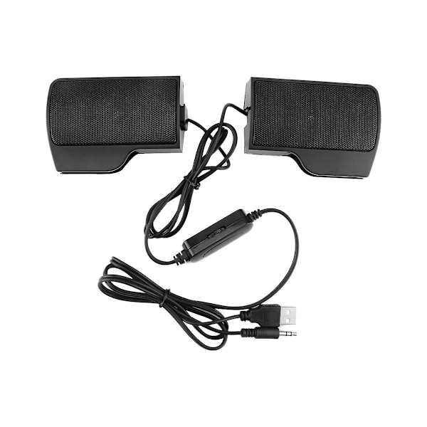 TS-Portable Mini Clip USB Stereo Høyttaler Lydplanke Clipon Høyttalere For Bærbar PC Laptop Telefon Musikkspiller