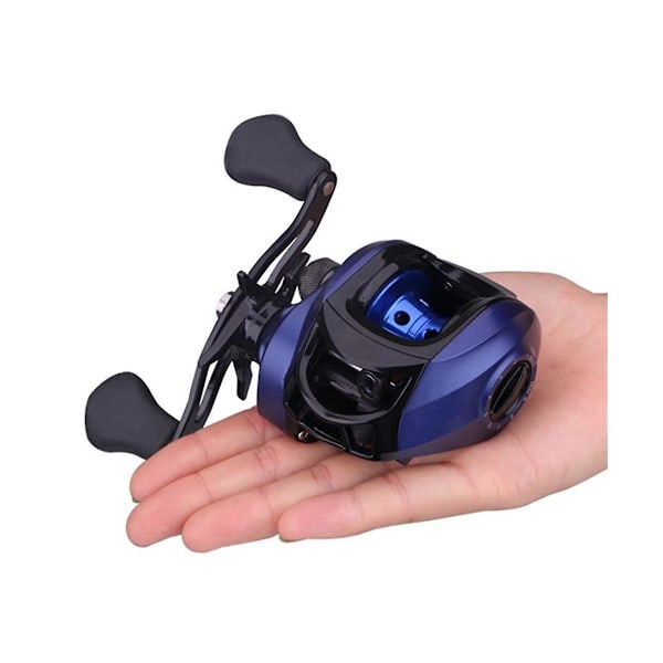 TS-17+1bb Nopea 7.2:1 Heittokalastuskela, Vetovoima 6kg / 13lb, Vasenkätinen, Musta Sininen
