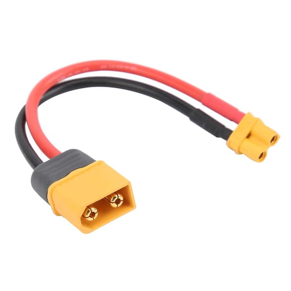10 cm XT60 han til XT30 hun 16AWG stikadapterkabel til RC Lipo batteri