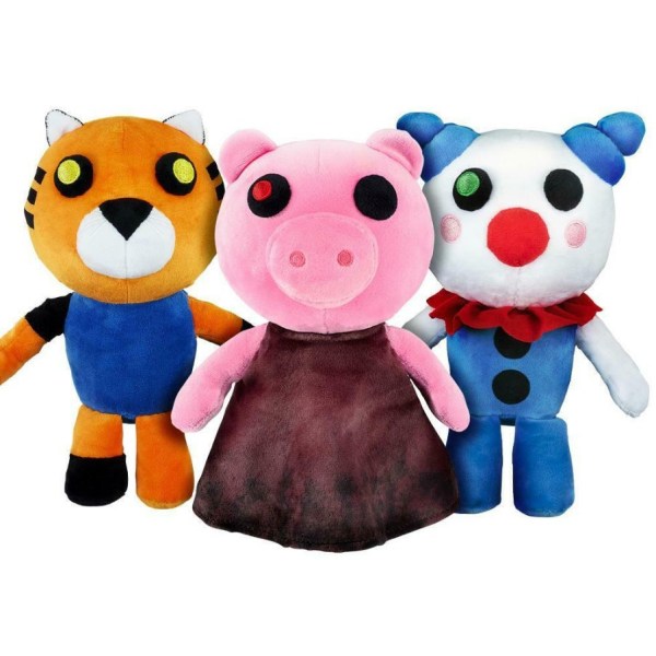 Piggy Plyschdjur Fylld Leksak Roblox Figur Teddy Plyschdocka Barnfest Present B