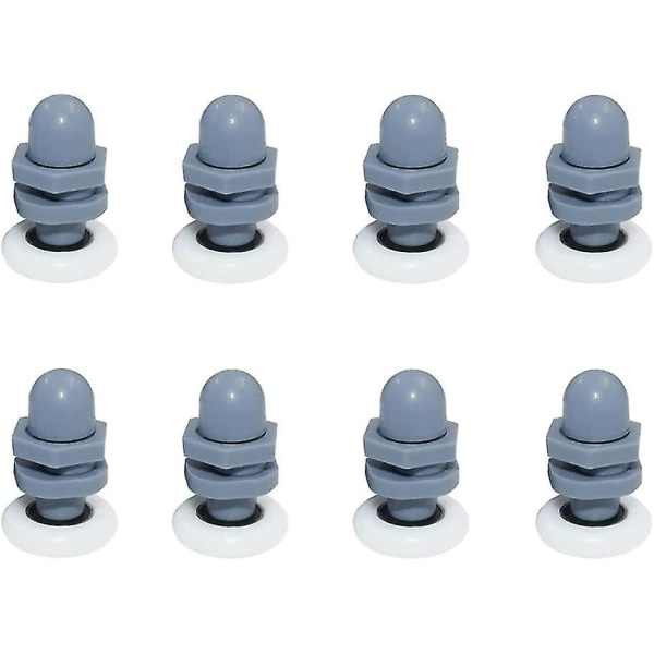 Duschkabin reservdelar 12 st rullar för duschdörrar rullar duschdörr 20 mm