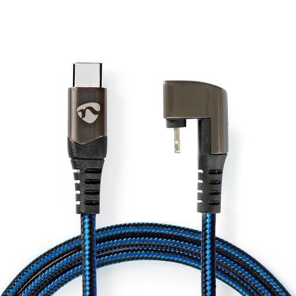 TS-Nedis Punottu USB-kaapeli MFI USB-C - Lightning 1m