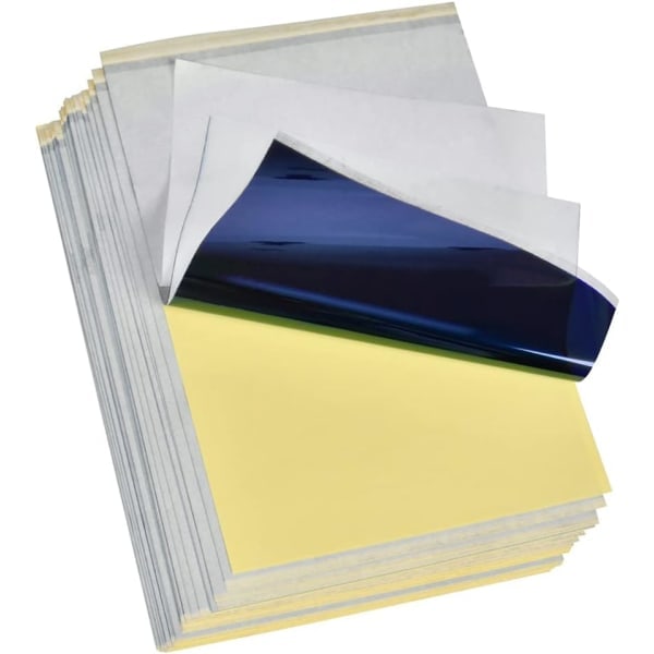 30 ark tatuointipaperia, ammattimainen A4-kopiopaperi, jäljennöspaperi, siirtopaperi, mallinpaperi, DIY-tulostusmalli
