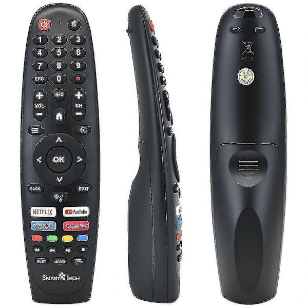 B0btdxpw38 Remote Control for Smart Tech Jvc TV with Voice Assistant