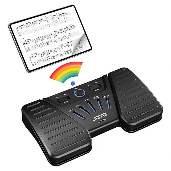 JOYO Sidevender Pedal Bluetooth Fodpedal Musik Sidevender Pedal