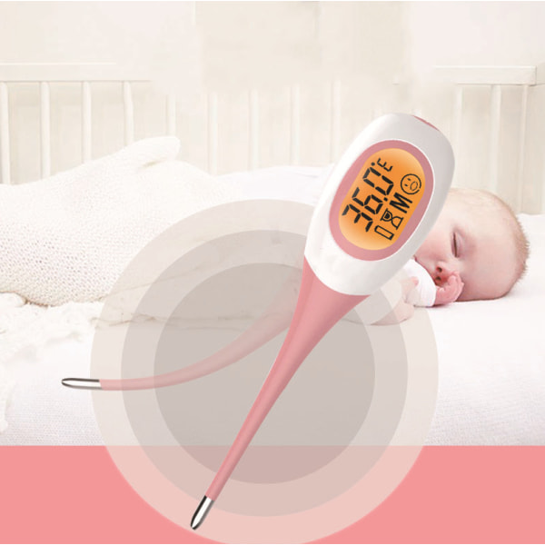 Snabb elektronisk termometer - Mjukt huvud Oral Armhåla (1 stycke) Blå e313  | Fyndiq