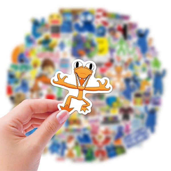100 regnbuevenner klistremerker roblox regnbuevenner skateboard bagasje doodle klistremerker 50 stk