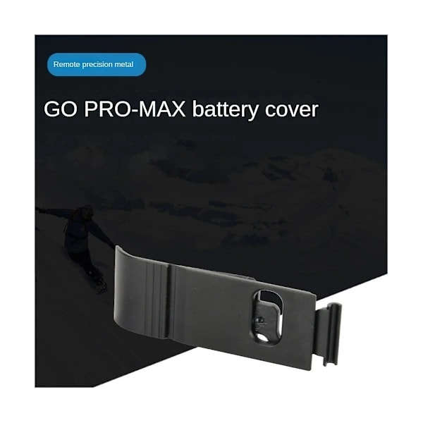 Protective Battery Door for GoPro-MAX, Dustproof, Removable, Charging Port, Black