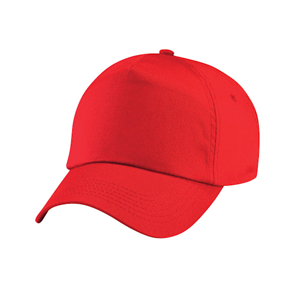 Beechfield Barn/Barn Original 5 Panel Keps En Storlek Ljus Bright Red Bright Red One Size