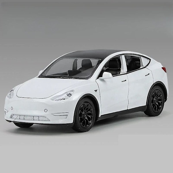 1/32 Tesla Model Y SUV Leluauto Diecast Metalliseos Pienoismalli Ääni & Valo Vedä Takaisin 1:32 Keräily Lahja Pojalle Lapsille