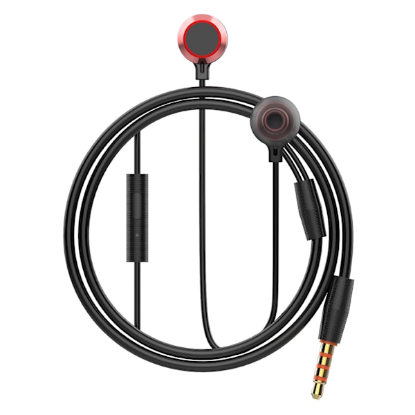 Høretelefoner med mikrofon, kablede smartphone 3,5 mm jack In-ear 1,2 m