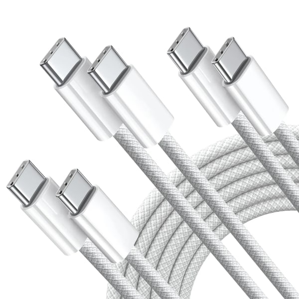 2023 Original USB C-kabel för iPhone 15 Pro Max iPad PD 65W 45W 25W Turboladdning Typ C Snabbladdare för Samsung S23 S22 Lila 1m