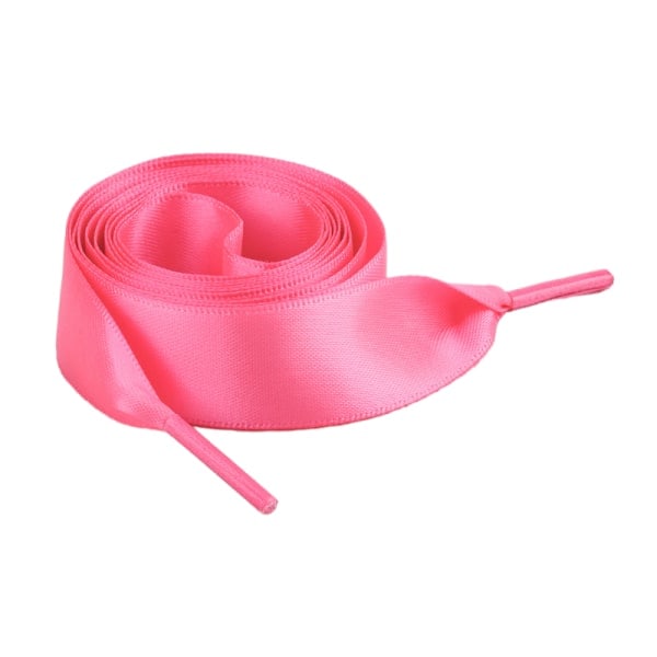 7 par satin snørebåndssko godisfarve snørebånd