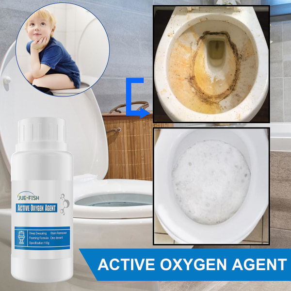 Toalett Active Oxygen Agent Toalett Toalett Stark Rengöring Dekontaminering Antibakteriell Deodorant Active Oxygen Agent